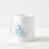 Meer ist meine Liebe Kaffeetasse (Vorderseite Links)