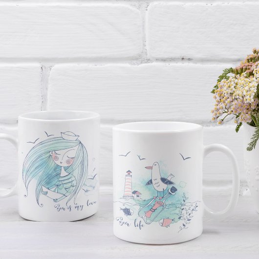 Meer ist meine Liebe Kaffeetasse