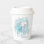 Meer ist meine Liebe Pappbecher (Rückseite)