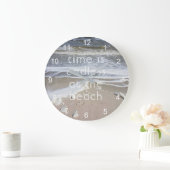 Meer, Küste, Beach Life Große Wanduhr (Zuhause)