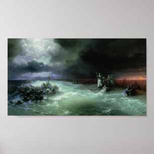 Meer-Meeresüberquerungs-Plakat (Aivasovsky) Poster