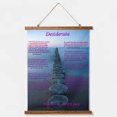 Meer mit bewaldeten Pillionen Wandteppich Mit Holzrahmen (Vorderseite)