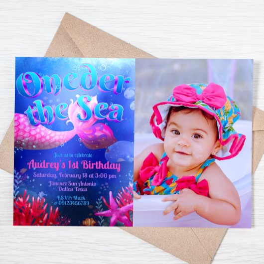 Meer mit Foto Landschaft Einladung