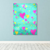 Meer mit Liebe Wasserfarbenfrohe Bilder Leinwanddruck (Insitu (Holzboden))