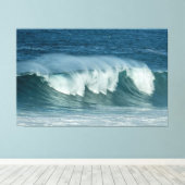 Meer mit Wellenrauschen Leinwanddruck (Insitu (Holzboden))