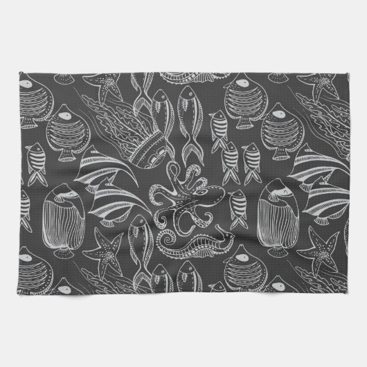 Meer-Muster Küchentuch (Horizontal)