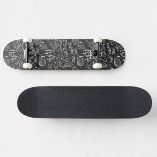 Meer-Muster Skateboard (Horizontal)