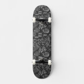 Meer-Muster Skateboard (Vorderseite)