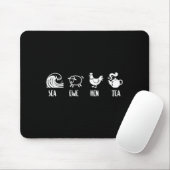 Meer Mutterschaf Hen Tee Lustiger Witz Spruch Zita Mousepad (Mit Mouse)