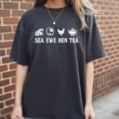 Meer Mutterschaf Henne Tee Lustiger Witz Spruch Zi