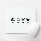 Meer Mutterschaf Henne Tee Lustiger Witz Spruch Zi Mousepad (Mit Mouse)