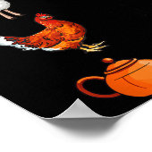 Meer Mutterschaf Henne Tee Lustiger Witz Spruch Zi Poster (Ecke)