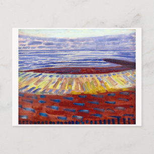 Meer nach Sonnenuntergang   Piet Mondrian   Postkarte
