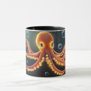 Meer-Oktopus Cartoon-Stil lebendig Cute Farbig Tasse