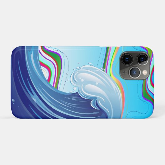 Meer Ozean große Wellenwasser Case-Mate iPhone Hülle (Rückseite (Horizontal))