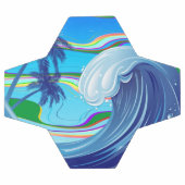 Meer Ozean große Wellenwasser Fußball (Flach)