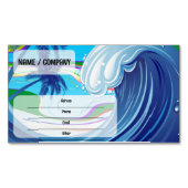 Meer Ozean große Wellenwasser Magnetische Visitenkarte (Vorderseite)