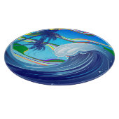 Meer Ozean große Wellenwasser Schneidebrett (Ecke)