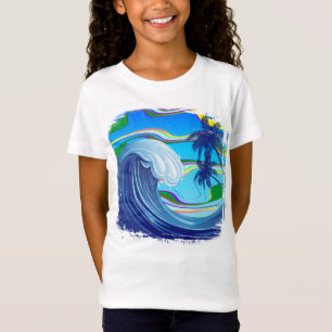 Meer Ozean große Wellenwasser T-Shirt
