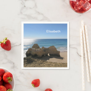 Meer, Ozean, Wasser, Natur, Landschaft, Strand, Na Serviette