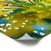 MEER Path by Havel Havelland Watercolor Style Poster (Ecke)