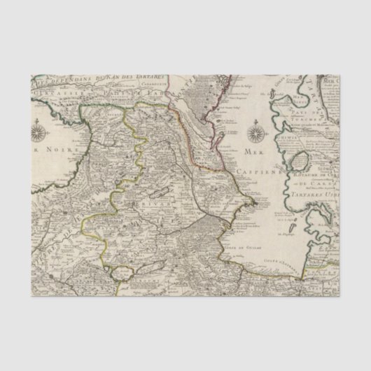 Meer-Region Seidenpapier (Vorderseite)