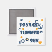 Meer, Reisen, Sommer Magnet (Vorderseite/Rückseite)