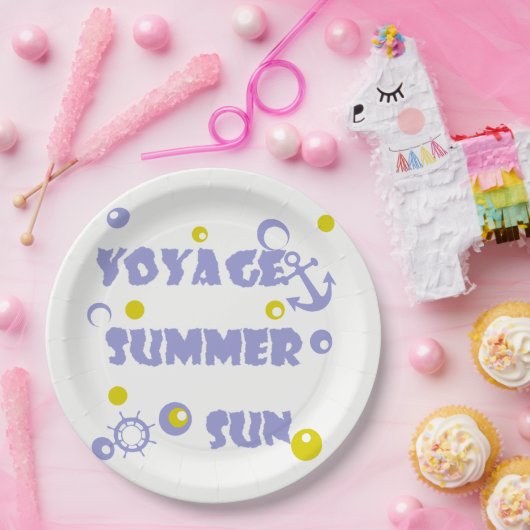 Meer, Reisen, Sommer Pappteller (Party)