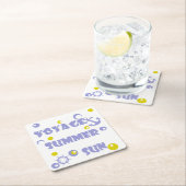 Meer, Reisen, Sommer Rechteckiger Pappuntersetzer (Vor Ort)