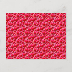 Meer rosa Herzen Postkarte