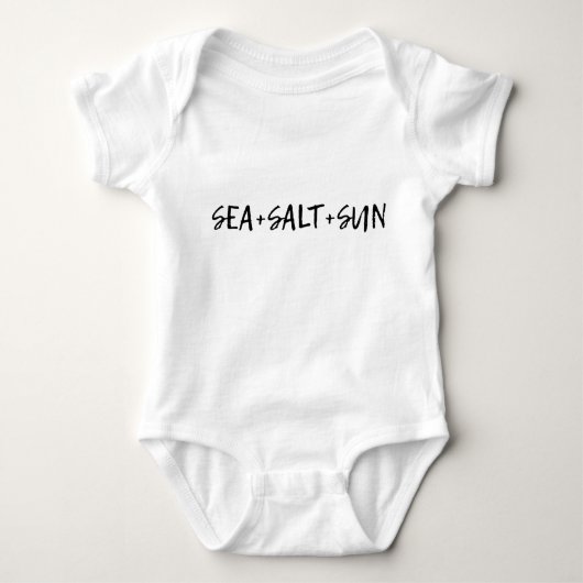 Meer+Salz+Sonne Baby Strampler (Vorderseite)