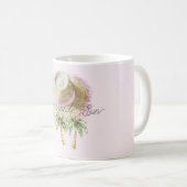 Meer Sand Sonne Strohhut Palmen Kaffeetasse (VorderseiteRechts)