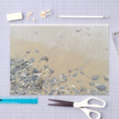 Meer, Sand u. Kiesel Seidenpapier (Handwerk)