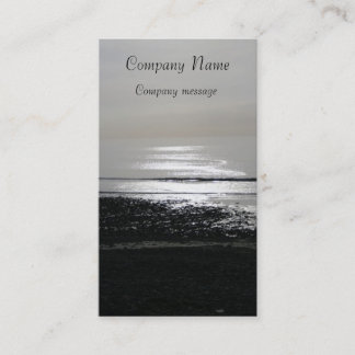 Meer, Schwarzweiss Visitenkarte