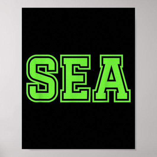 Meer Seattle Poster (Vorne)