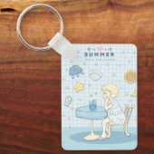 🌊✩  Meer Sommerträume ✩🌊 Schlüsselanhänger (Vorderseite)