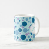 Meer sprudelt Monogramm-Tasse Kaffeetasse (VorderseiteRechts)