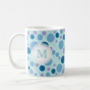 Meer sprudelt Monogramm-Tasse Kaffeetasse