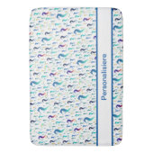 Meer, Tier, Fisch, Seepferd, Farbe, Badematte (Vorderseite Vertikal)