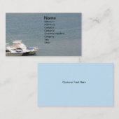 Meer und Boote Visitenkarte (Vorne/Hinten)