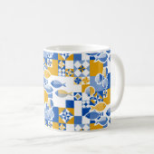 Meer und Fliesen Kaffeetasse (VorderseiteRechts)