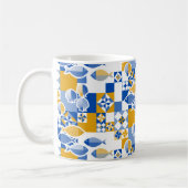 Meer und Fliesen Kaffeetasse (Links)