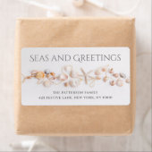 Meer und Grüße einfach, moderne Strand Seashell (Insitu)