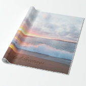 Meer und Grüße Kalifornien Beach Sunset Geschenkpapier (Ungerollt)