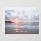 Meer und Grüße kalifornische Sonnenuntergänge (Vorderseite)