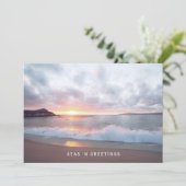 Meer und Grüße kalifornische Sonnenuntergänge (Stehend Vorderseite)