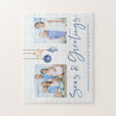 Meer und Grüße Küstenwald Holiday Foto Puzzle (Vertikal)