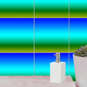 Meer und Himmel Blau und Grün Verlauf Fliese