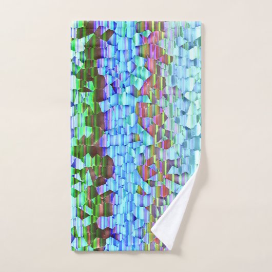 Meer und Himmel Mosaik Badhandtuch Set (Handtuch)