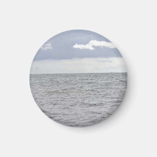 Meer und hübsche Wolken Magnet (Vorne)